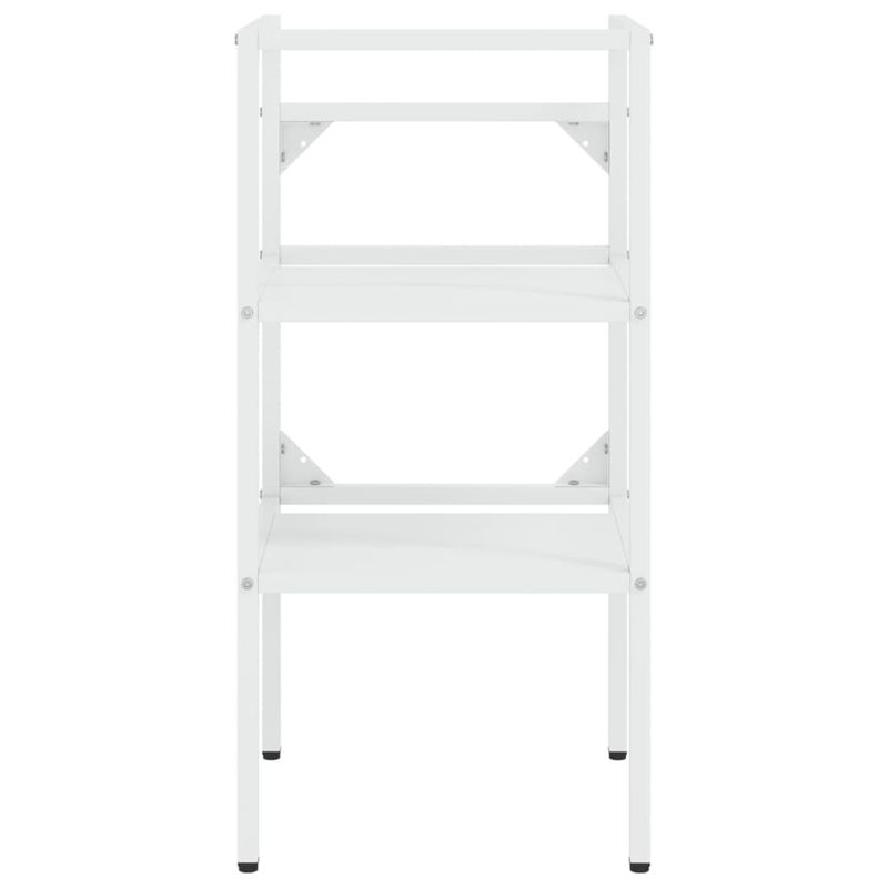 Casa si Gradina - Mobilier - Mobilier baie - Etajere baie - Cadru lavoar baie cu chiuveta incorporata, alb, fier - Infinity.ro