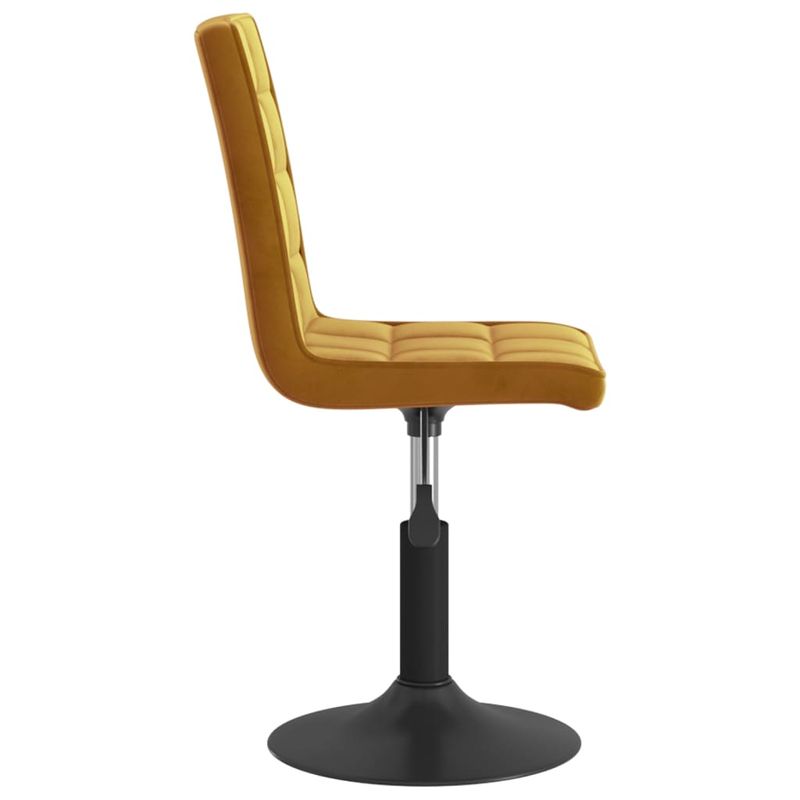 Casa si Gradina - Mobilier - Scaune si fotolii - Scaune - Scaune de bucatarie pivotante, 2 buc., maro, catifea - Infinity.ro