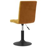 Casa si Gradina - Mobilier - Scaune si fotolii - Scaune - Scaune de bucatarie pivotante, 2 buc., maro, catifea - Infinity.ro