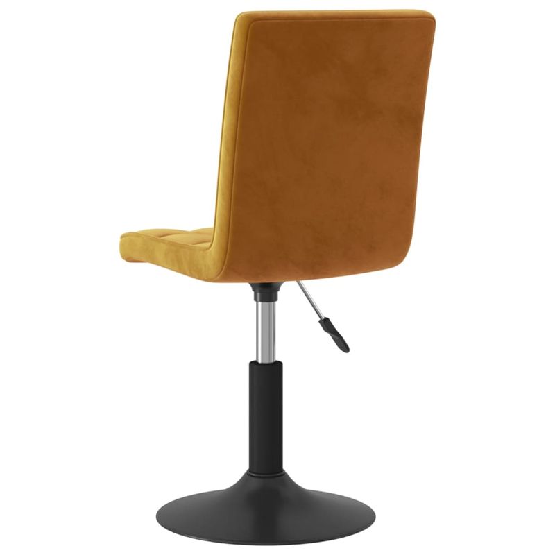Casa si Gradina - Mobilier - Scaune si fotolii - Scaune - Scaune de bucatarie pivotante, 2 buc., maro, catifea - Infinity.ro