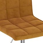 Casa si Gradina - Mobilier - Scaune si fotolii - Scaune - Scaune de bucatarie pivotante, 2 buc., maro, catifea - Infinity.ro
