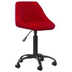 Casa si Gradina - Mobilier - Scaune si fotolii - Scaune - Scaun de bucatarie, rosu vin, catifea - Infinity.ro
