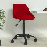 Casa si Gradina - Mobilier - Scaune si fotolii - Scaune - Scaun de bucatarie, rosu vin, catifea - Infinity.ro