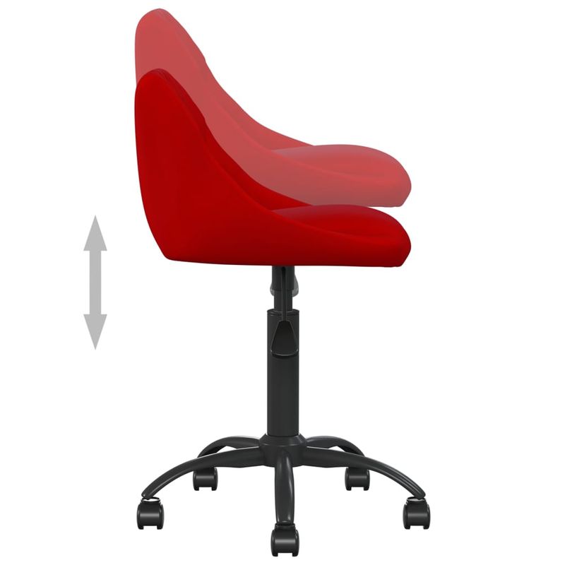 Casa si Gradina - Mobilier - Scaune si fotolii - Scaune - Scaun de bucatarie, rosu vin, catifea - Infinity.ro