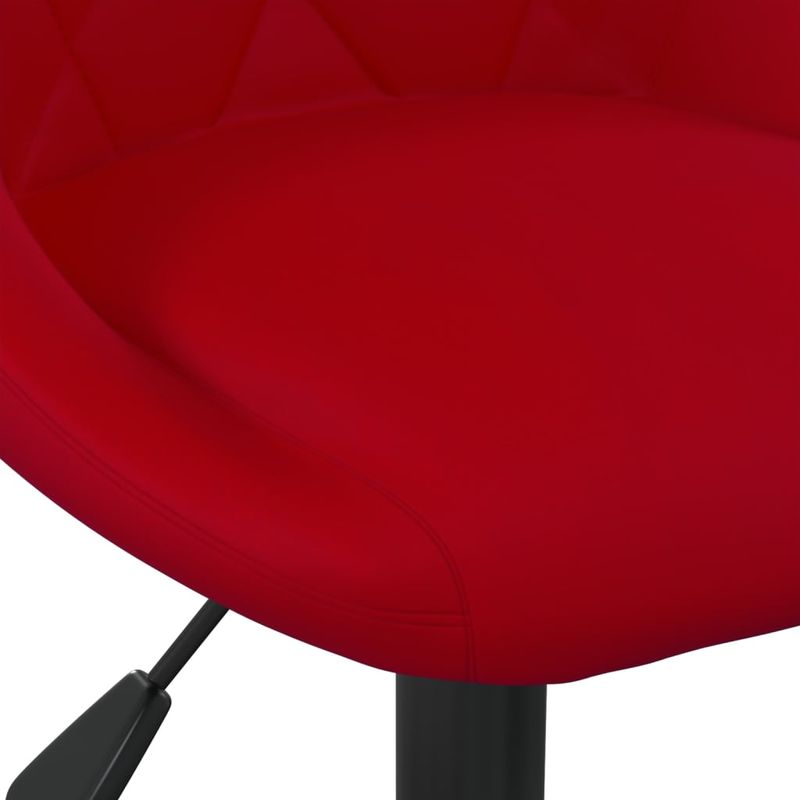 Casa si Gradina - Mobilier - Scaune si fotolii - Scaune - Scaun de bucatarie, rosu vin, catifea - Infinity.ro