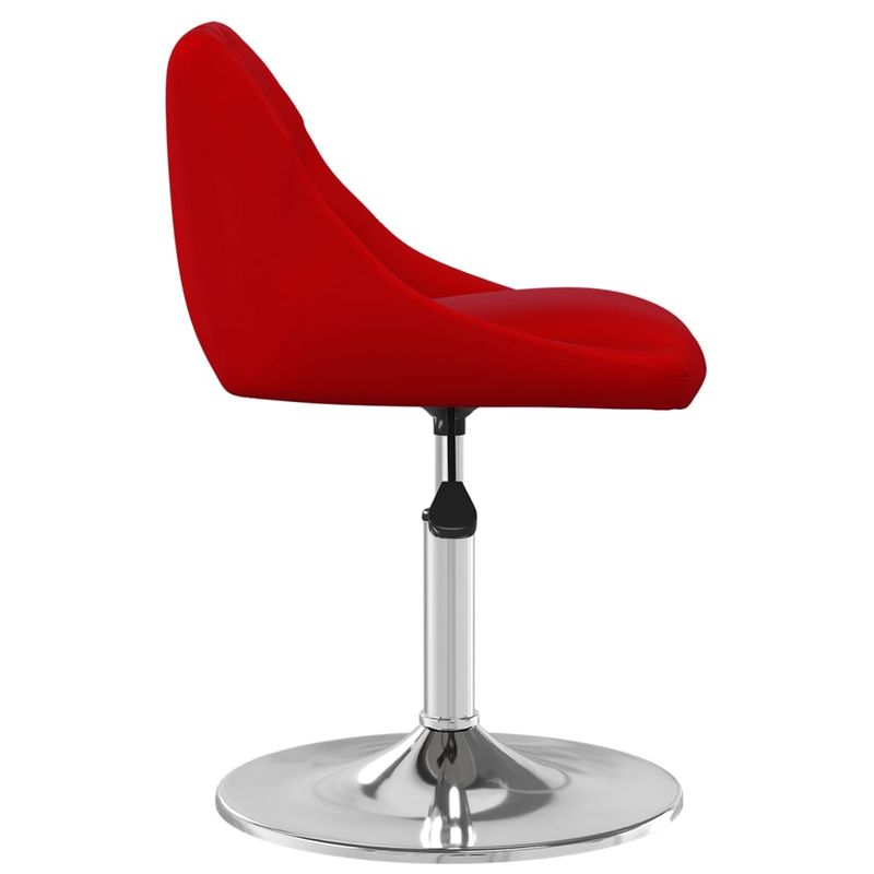 Casa si Gradina - Mobilier - Scaune si fotolii - Scaune - Scaune de bucatarie pivotante, 2 buc., rosu vin, catifea - Infinity.ro