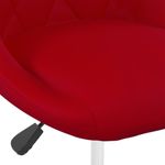 Casa si Gradina - Mobilier - Scaune si fotolii - Scaune - Scaune de bucatarie pivotante, 2 buc., rosu vin, catifea - Infinity.ro