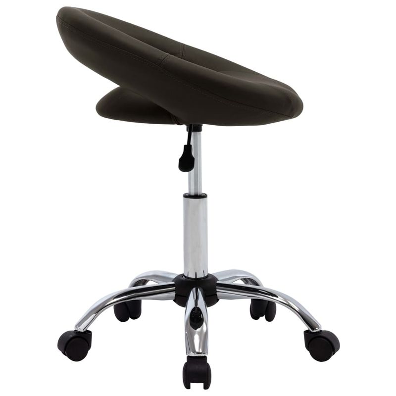 Casa si Gradina - Mobilier - Scaune si fotolii - Scaune - Scaun de bucatarie pivotant, maro, piele ecologica - Infinity.ro
