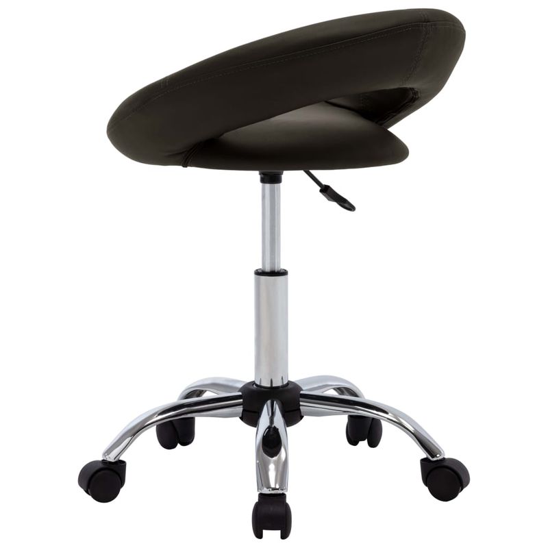 Casa si Gradina - Mobilier - Scaune si fotolii - Scaune - Scaun de bucatarie pivotant, maro, piele ecologica - Infinity.ro