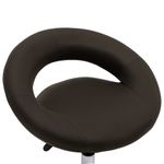 Casa si Gradina - Mobilier - Scaune si fotolii - Scaune - Scaun de bucatarie pivotant, maro, piele ecologica - Infinity.ro