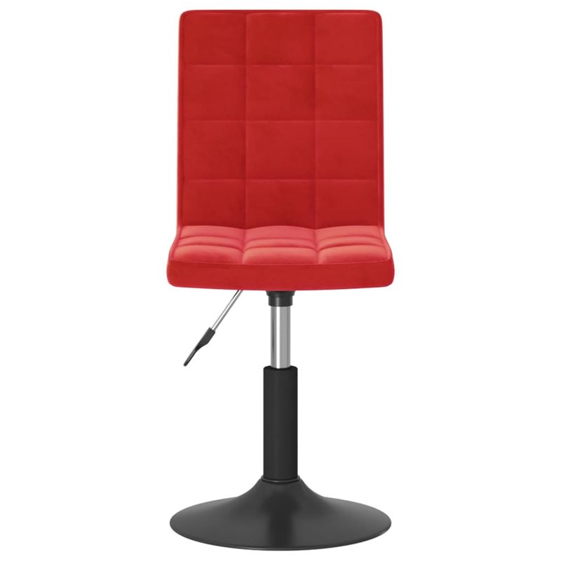 Casa si Gradina - Mobilier - Scaune si fotolii - Scaune - Scaune de bucatarie pivotante, 2 buc., rosu vin, catifea - Infinity.ro