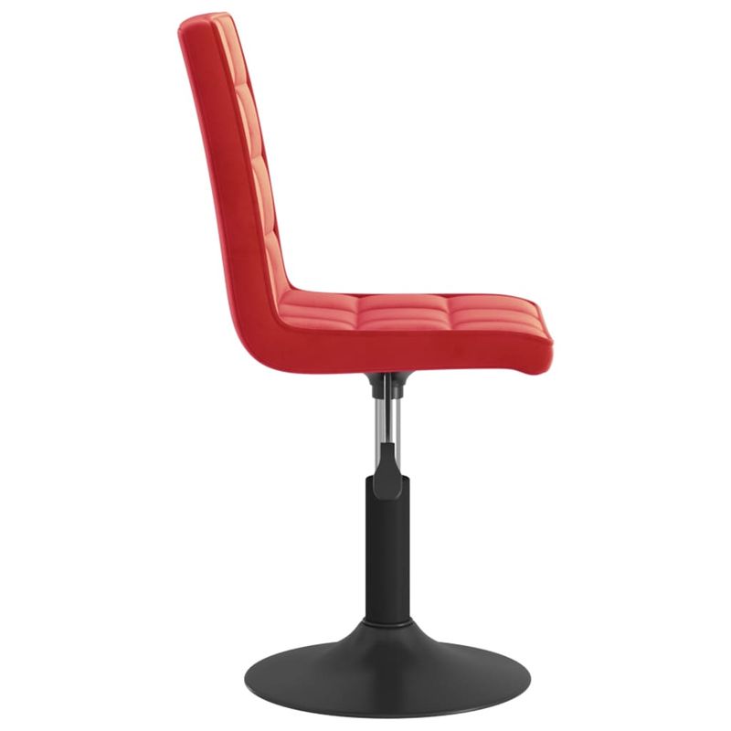 Casa si Gradina - Mobilier - Scaune si fotolii - Scaune - Scaune de bucatarie pivotante, 2 buc., rosu vin, catifea - Infinity.ro