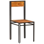 Casa si Gradina - Mobilier - Scaune si fotolii - Scaune - Scaune de bucatarie, 4 buc., lemn masiv de acacia - Infinity.ro
