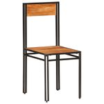 Casa si Gradina - Mobilier - Scaune si fotolii - Scaune - Scaune de bucatarie, 4 buc., lemn masiv de acacia - Infinity.ro