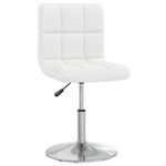 Casa si Gradina - Mobilier - Scaune si fotolii - Scaune - Scaune de bucatarie, 4 buc., alb, piele ecologica - Infinity.ro