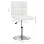 Casa si Gradina - Mobilier - Scaune si fotolii - Scaune - Scaune de bucatarie, 4 buc., alb, piele ecologica - Infinity.ro