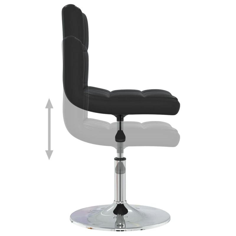 Casa si Gradina - Mobilier - Scaune si fotolii - Scaune - Scaune de bucatarie, 2 buc., negru, piele ecologica - Infinity.ro