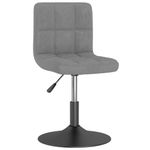Casa si Gradina - Mobilier - Scaune si fotolii - Scaune - Scaune de bucatarie pivotante, 4 buc., gri inchis, catifea - Infinity.ro