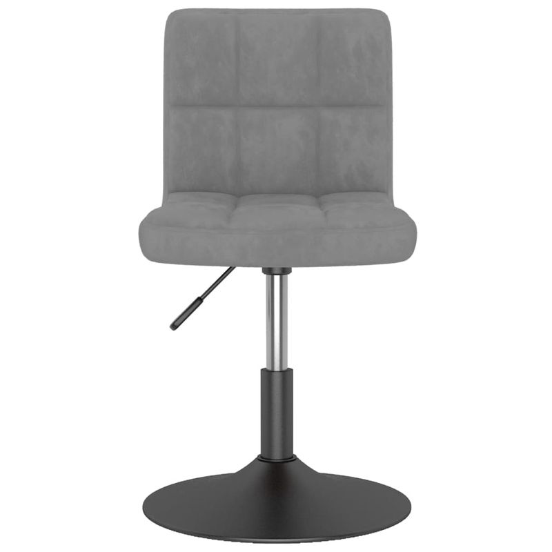 Casa si Gradina - Mobilier - Scaune si fotolii - Scaune - Scaune de bucatarie pivotante, 4 buc., gri inchis, catifea - Infinity.ro