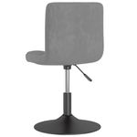 Casa si Gradina - Mobilier - Scaune si fotolii - Scaune - Scaune de bucatarie pivotante, 4 buc., gri inchis, catifea - Infinity.ro