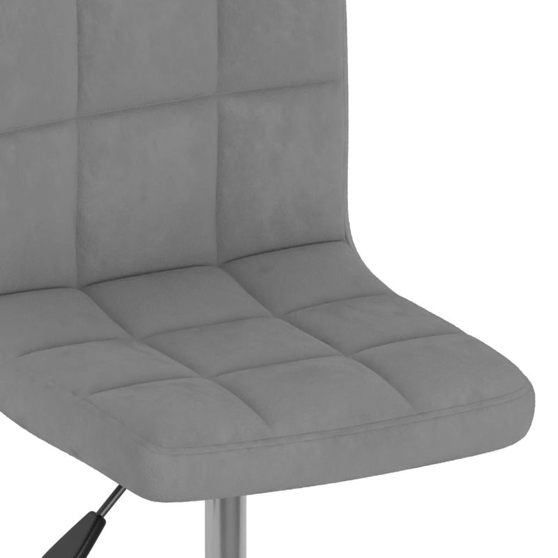 Casa si Gradina - Mobilier - Scaune si fotolii - Scaune - Scaune de bucatarie pivotante, 4 buc., gri inchis, catifea - Infinity.ro