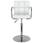 Casa si Gradina - Mobilier - Scaune si fotolii - Scaune - Scaune de bucatarie pivotante, 6 buc., alb, piele ecologica - Infinity.ro