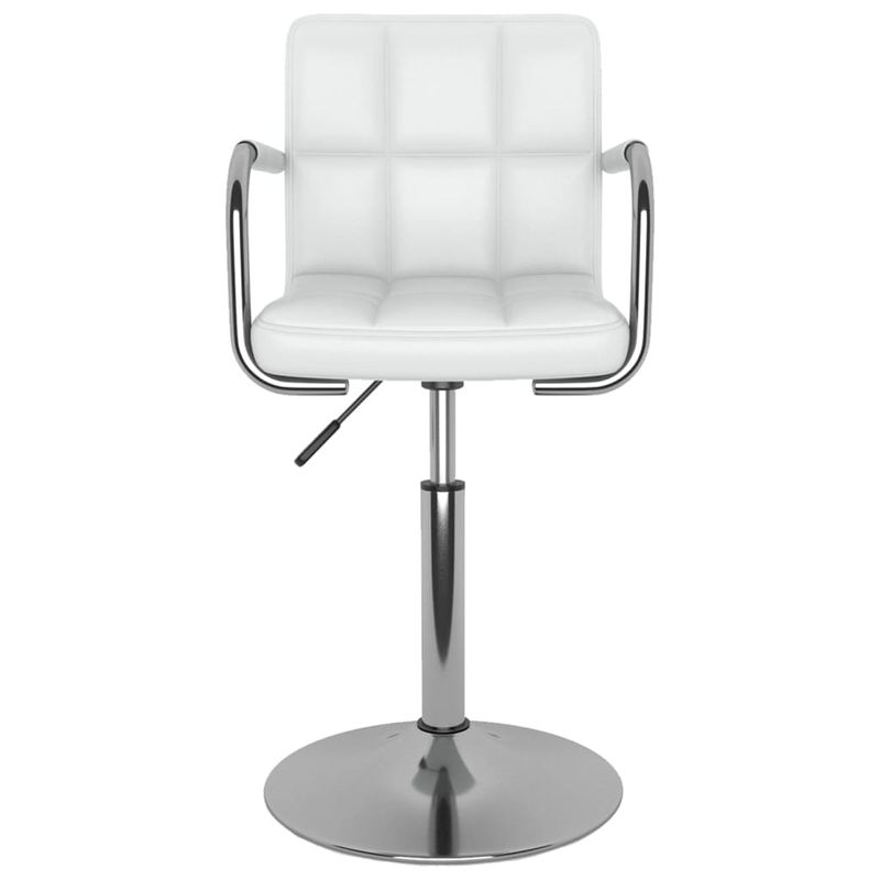 Casa si Gradina - Mobilier - Scaune si fotolii - Scaune - Scaune de bucatarie pivotante, 6 buc., alb, piele ecologica - Infinity.ro