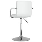 Casa si Gradina - Mobilier - Scaune si fotolii - Scaune - Scaune de bucatarie pivotante, 6 buc., alb, piele ecologica - Infinity.ro