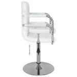 Casa si Gradina - Mobilier - Scaune si fotolii - Scaune - Scaune de bucatarie pivotante, 6 buc., alb, piele ecologica - Infinity.ro