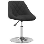 Casa si Gradina - Mobilier - Scaune si fotolii - Scaune - Scaune de bucatarie pivotante, 2 buc., negru, catifea - Infinity.ro