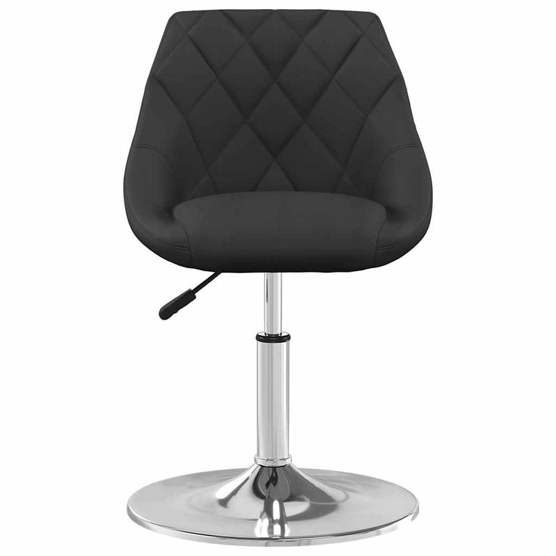Casa si Gradina - Mobilier - Scaune si fotolii - Scaune - Scaune de bucatarie pivotante, 2 buc., negru, catifea - Infinity.ro