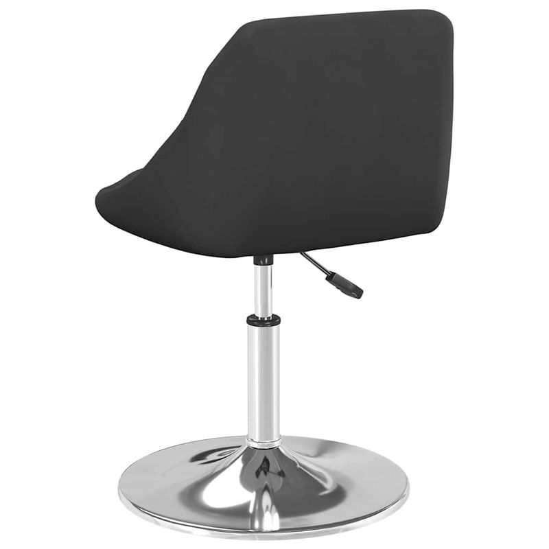 Casa si Gradina - Mobilier - Scaune si fotolii - Scaune - Scaune de bucatarie pivotante, 2 buc., negru, catifea - Infinity.ro