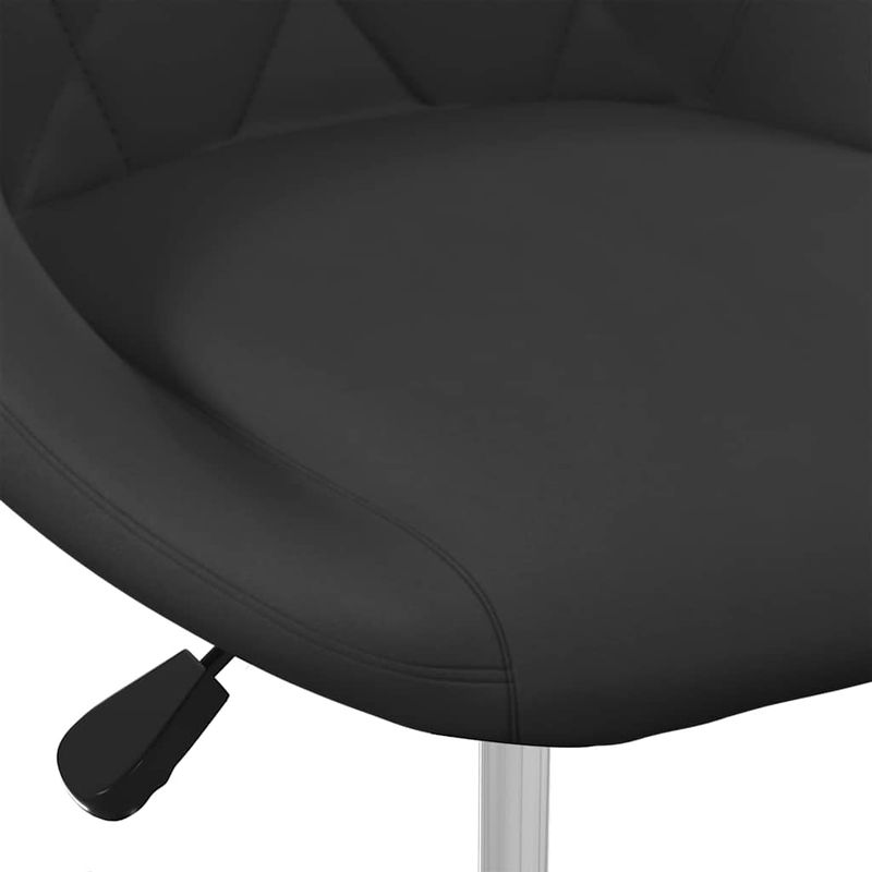 Casa si Gradina - Mobilier - Scaune si fotolii - Scaune - Scaune de bucatarie pivotante, 2 buc., negru, catifea - Infinity.ro