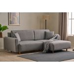 Casa si Gradina - Mobilier - Canapele si coltare - Coltare - Coltar extensibil, Atelier Del Sofa, material textil, gri, 246x160x85 cm - Infinity.ro