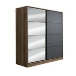 Casa si Gradina - Mobilier - Dulapuri si sifoniere - Sifoniere - Sifonier, Hanah Home, pal melaminat, dore, 220x210x52 cm - Infinity.ro