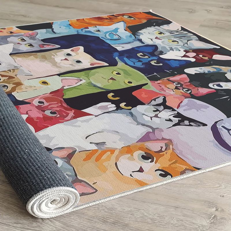 Casa si Gradina - Textile si covoare - Covoare - Covoare casa - Covor, Conceptum Hypnose, multicolor, 100x200 cm, 70% bumbac, 30% poliester, antiderapant, 625HFT3828 - Infinity.ro