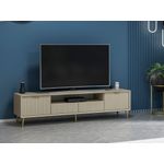 Casa si Gradina - Mobilier - Comode si corpuri - Comode - Comoda tv, Hanah Home, pal melaminat, gresie, 180x45x35 cm - Infinity.ro