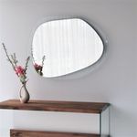 Casa si Gradina - Decoratiuni - Oglinzi - Oglinda, Hanah Home, sticla calita, transparent, 75x55x2 cm - Infinity.ro