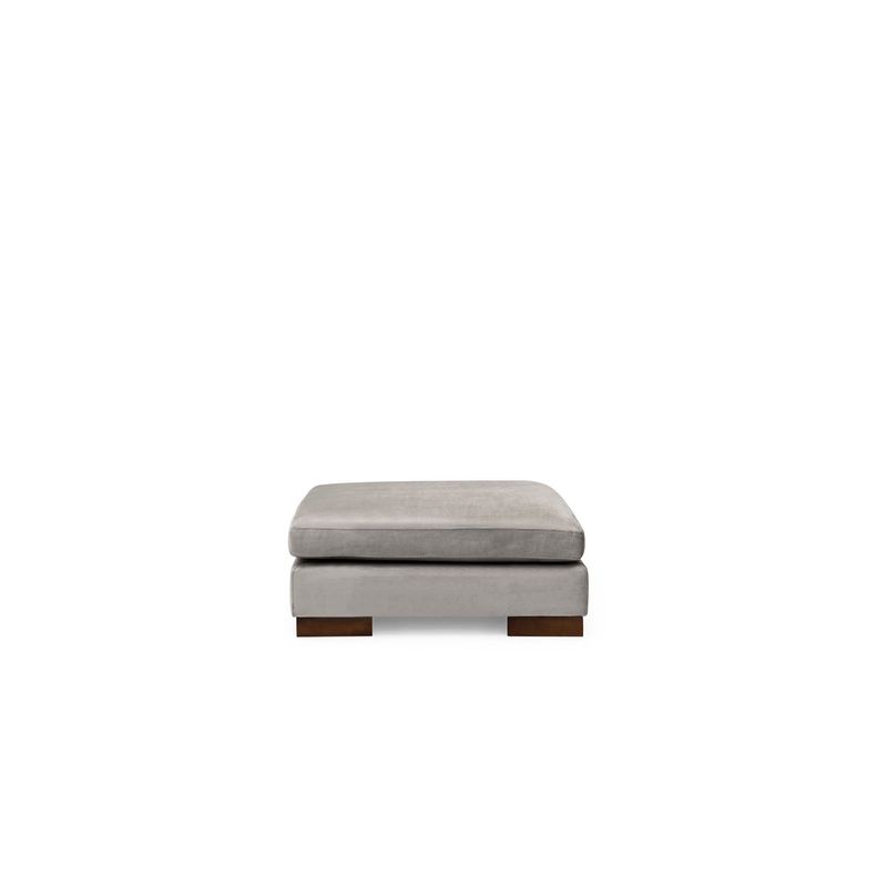 Casa si Gradina - Mobilier - Canapele si coltare - Coltare - Coltar cu puf, Hanah Home, lemn de fag si pal, gri deschis, 313x193x97 cm - Infinity.ro