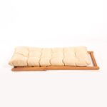 Casa si Gradina - Gradina si terasa - Mobilier exterior - Seturi mobila gradina - Set mobilier de gradina, Hanah Home, lemn de fag, maro crem, masa 40x40x40 cm, scaune 59x90x44 cm - Infinity.ro