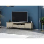 Casa si Gradina - Mobilier - Comode si corpuri - Comode - Comoda tv, Hanah Home, pal melaminat, gresie, 180x45x35 cm - Infinity.ro
