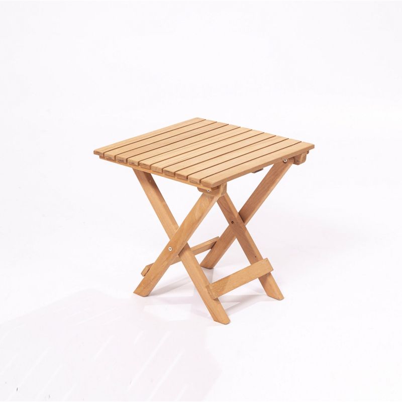 Casa si Gradina - Gradina si terasa - Mobilier exterior - Seturi mobila gradina - Set mobilier de gradina, Hanah Home, lemn de fag, maro crem, masa 40x40x40 cm, scaune 59x90x44 cm - Infinity.ro