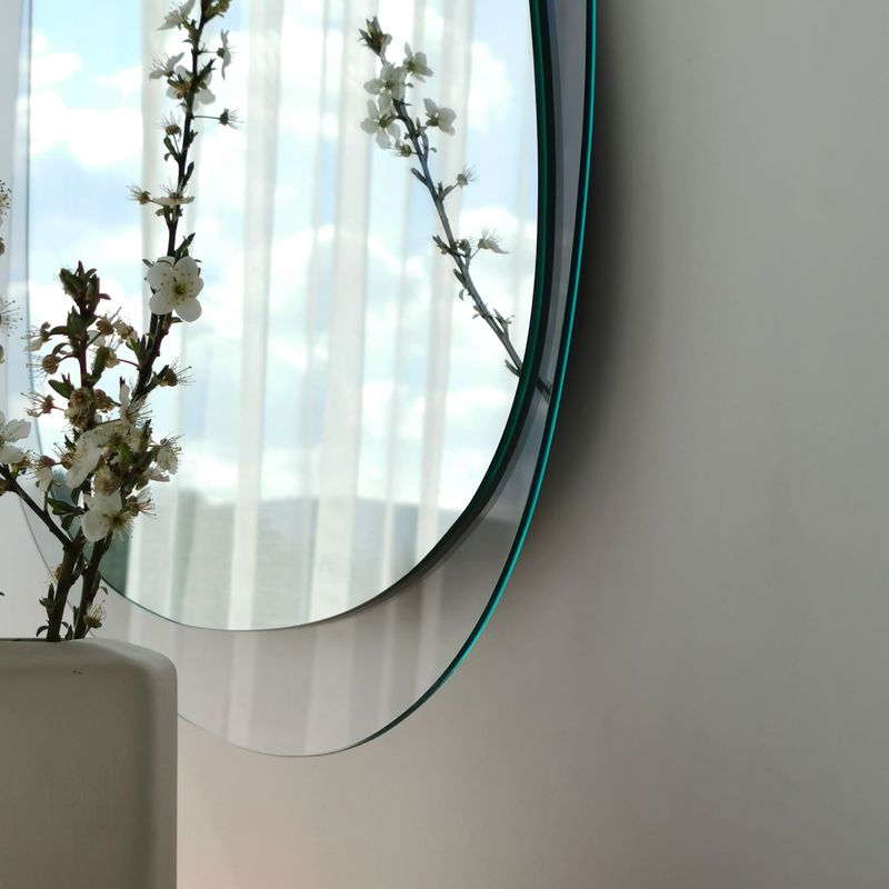 Casa si Gradina - Decoratiuni - Oglinzi - Oglinda, Hanah Home, sticla calita, transparent, 75x55x2 cm - Infinity.ro