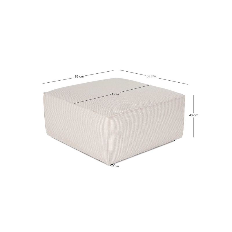 Casa si Gradina - Mobilier - Scaune si fotolii - Tabureti - Taburet, Atelier Del Sofa, in, alb, 85x85x40 cm - Infinity.ro