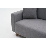 Casa si Gradina - Mobilier - Canapele si coltare - Coltare - Coltar extensibil, Atelier Del Sofa, material textil, gri, 246x160x85 cm - Infinity.ro