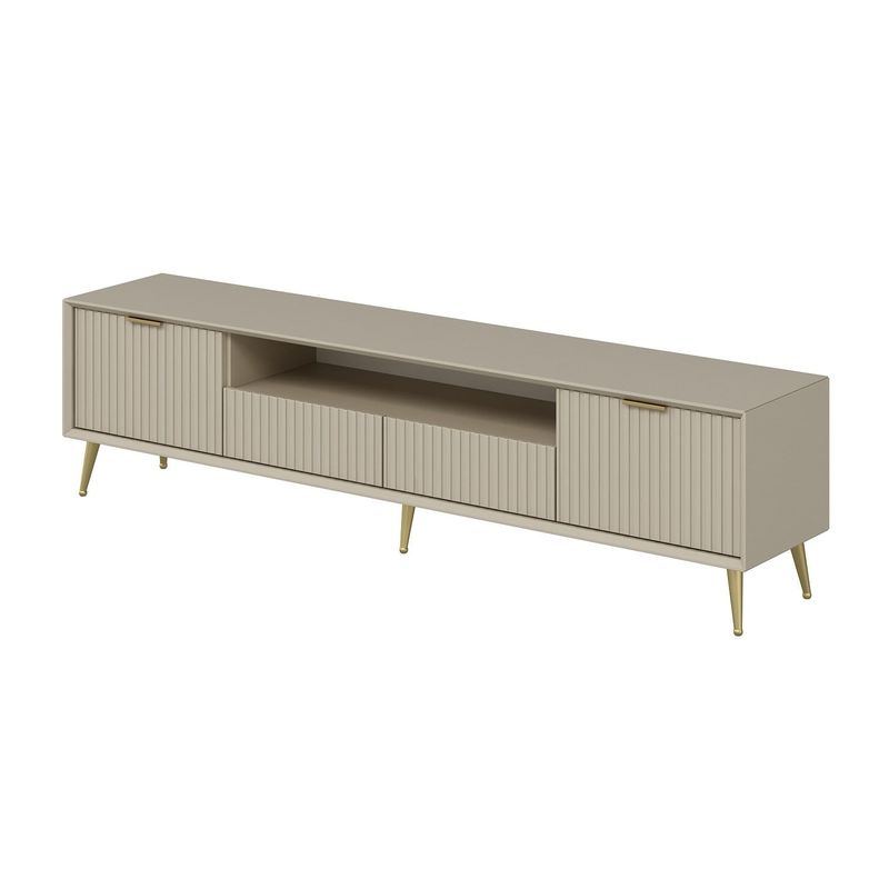 Casa si Gradina - Mobilier - Comode si corpuri - Comode - Comoda tv, Hanah Home, pal melaminat, gresie, 180x45x35 cm - Infinity.ro