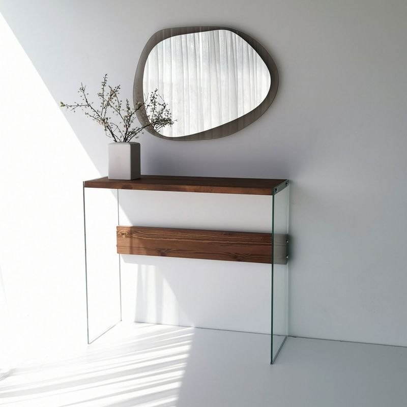 Casa si Gradina - Decoratiuni - Oglinzi - Oglinda, Hanah Home, sticla calita, bronz, 75x55x2 cm - Infinity.ro
