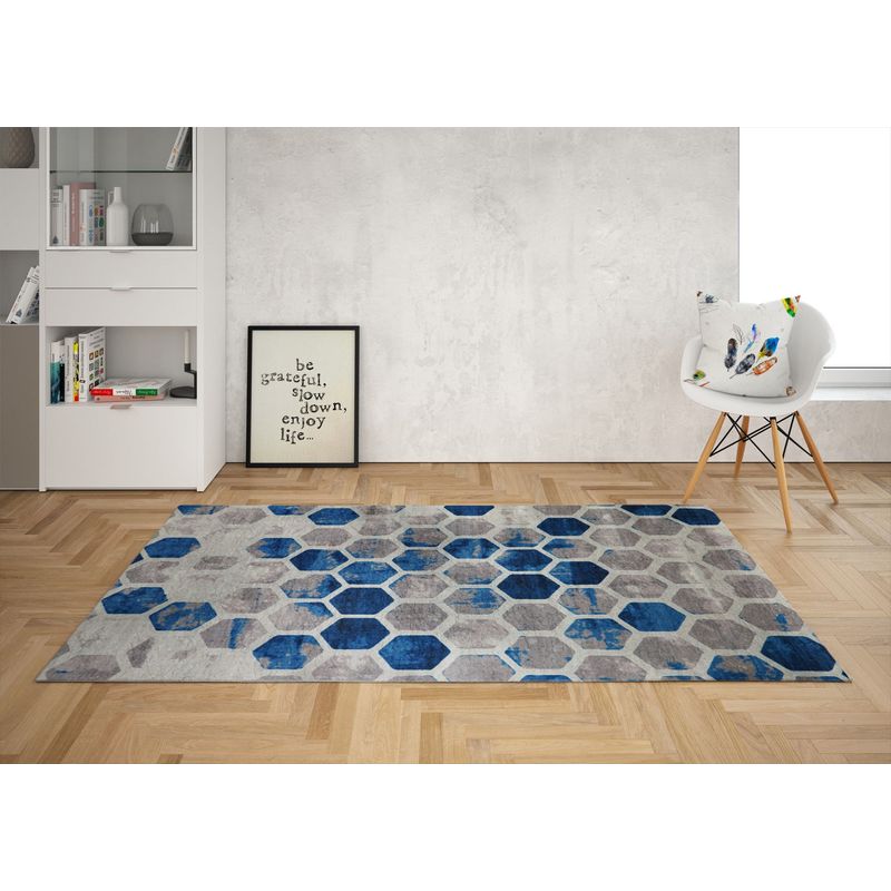 Casa si Gradina - Textile si covoare - Covoare - Covorase intrare - Covoras de intrare, Conceptum Hypnose, multicolor, 80x200 cm, 100% poliester, antiderapant, 530HFT1477 - Infinity.ro