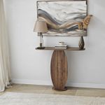 Casa si Gradina - Mobilier - Comode si corpuri - Comode - Comoda, Hanah Home, panou de particule melaminat, nuc, 100x81x30 cm - Infinity.ro
