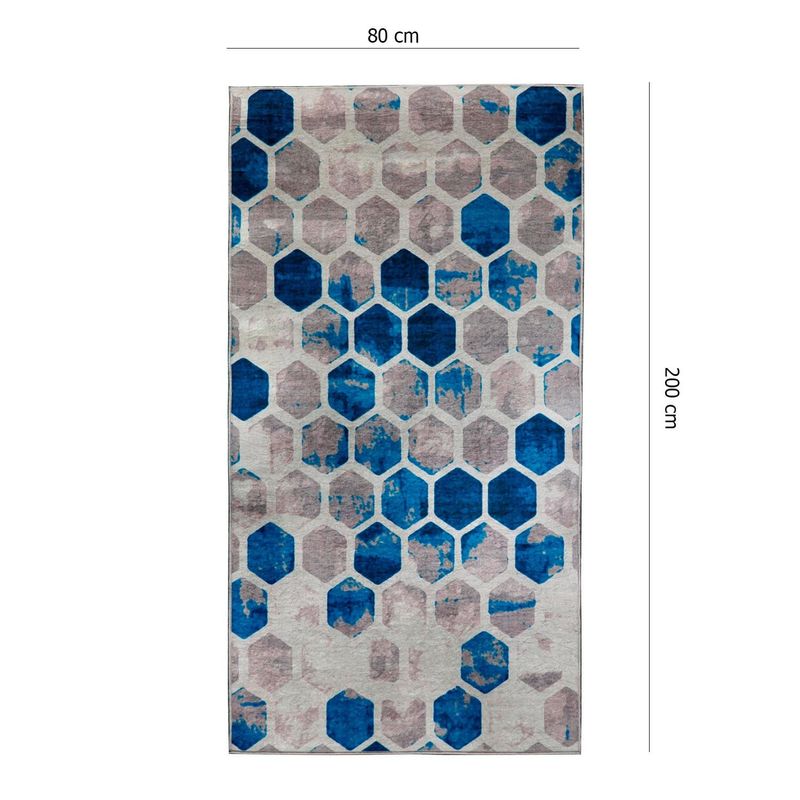 Casa si Gradina - Textile si covoare - Covoare - Covorase intrare - Covoras de intrare, Conceptum Hypnose, multicolor, 80x200 cm, 100% poliester, antiderapant, 530HFT1477 - Infinity.ro